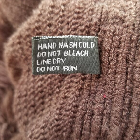 Brown faux fur scarf - Picture 4 of 7